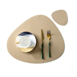 Mantel Individual + Posavaso De Cuero Pu Para Mesa - 43 X 37 - Imagen 8