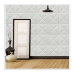 Revestimientos Adhesivo Panel 3d Blanco Dormitorio Living - Imagen 6