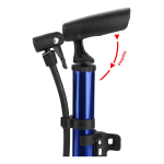 Inflador De Aluminio Para Moto Bicicleta Pelota 30cm - Imagen 2