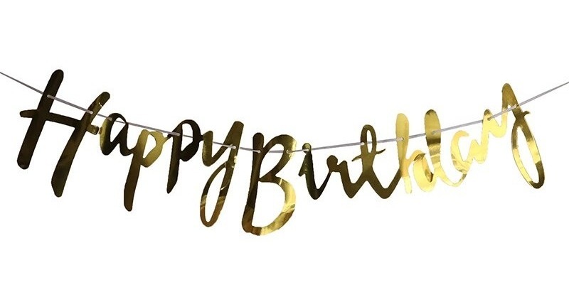 D_988971-MLU46521211881_062021-F.jpg Guirnalda De Cumpleaños Happy Birthaday Cartel Para Cumple - Imagen 1