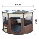 Cama Cucha Casilla Tela Plegable Para Perros Gato Mascota - Imagen 2