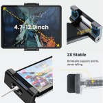 Soporte De Tablet Para Auto 360° Con Brazo 26cm Extension - Imagen 3