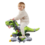 Juguete Dinosaurio Robot Con Ruedas Tiranosaurio Niño - Imagen 3