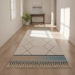 Alfombras Nórdicas Vintage Con Borlas Flecos Textil Deco - Imagen 10