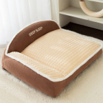 Cucha Cuna Cama Para Perro Con Borde Tipo Sofa Mascota Xl - Imagen 11