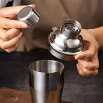 Coctelera Acero Inoxidable Bartender Barman Cocteleria - Imagen 4