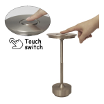 Lámpara Portatil De Mesa Inalambrica Usb Táctil De Acero - Imagen 15