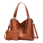 Bolso Cartera En Pu Gran Capacidad + Pouch - Clasica - Imagen 5