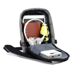 Morral Mochila Antirrobo Cable Usb P/power Bank Anti Robo - Imagen 4