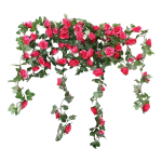 Guirnalda De Flores Artificial,guía De Rosas Artificial,flor - Imagen 14