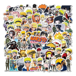 Set De 100 Pegotines Stickers De Naruto Anime Manga Vinilico - Imagen 5