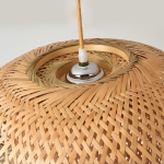 Lampara Colgante De Techo Bambu 30cm X 18cm - Imagen 8