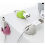 Organizador De Cables Ayuda A Ordenar Pack X10 Unidades Clip - Imagen 2