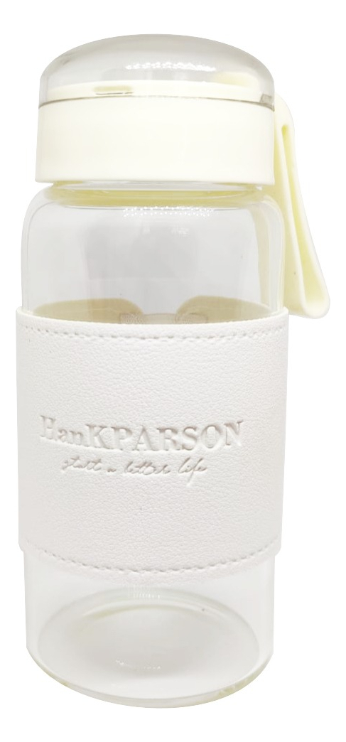 D_996856-MLA99445921022_112025-F.jpg Botella Reutilizable Para Agua Con Filtro Vidrio - 340ml Color Blanco - Imagen 1