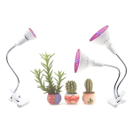 Lampara 200 Led X2 Espectro Cultivo Plantas Flores + Pinza - Imagen 2