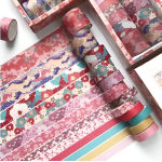 Set X12 Cinta Adhesiva Decorativa De Papel Washi Tape - Imagen 14