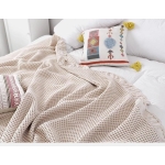 Cubrecama Manta Terminacion Feston 150x230 Pie De Cama - Imagen 9