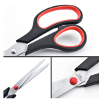 Tijera Acero Inoxidable 21cm Resistente Corte Preciso Color Rojo - Imagen 4