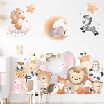 Vinilo Infantil Decorativo De Pared Animales - Imagen 3